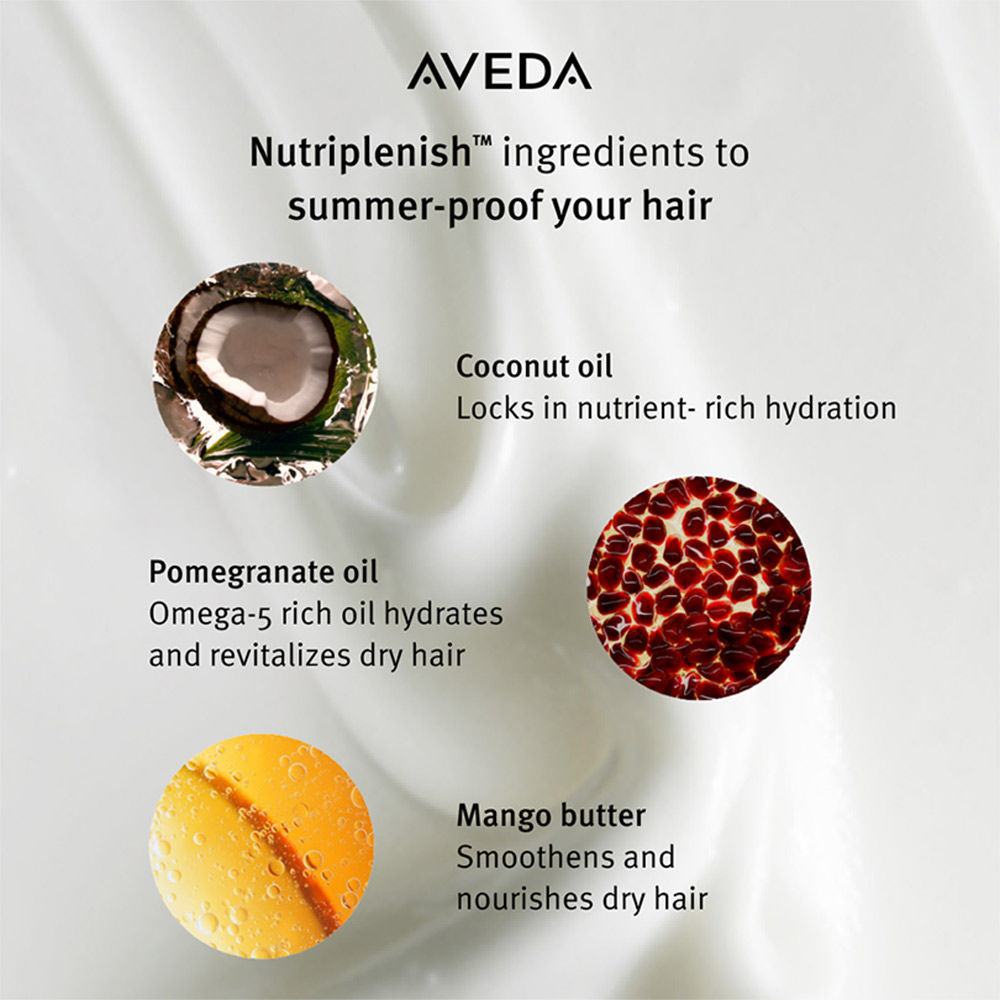 Aveda Nutriplenish Mask for Dry and Frizzy Hair for 4X Instant Deep Hydration - Mini, 25ml