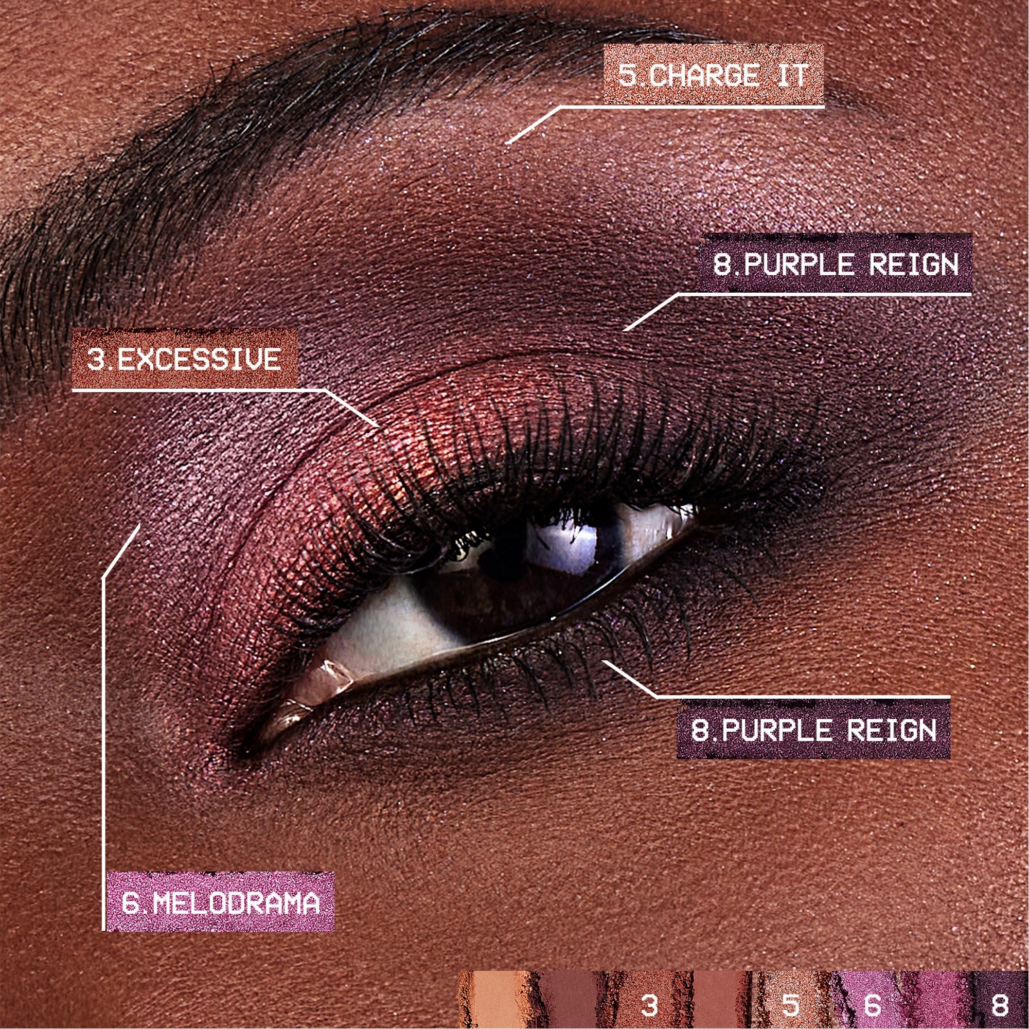 Smashbox Always On Eye Shadow Palette Bougie Vibes, 6.84g