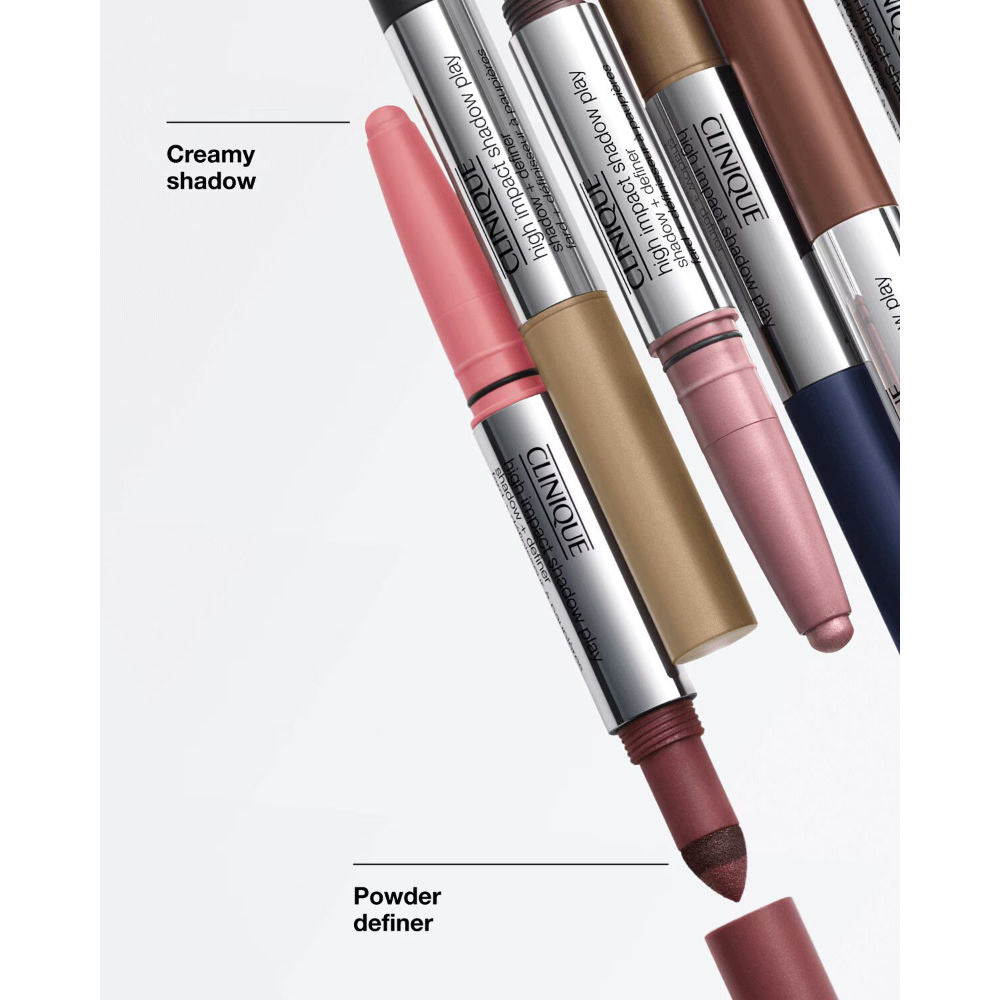 Clinique High Impact Shadow Play Eye Shadow + Definer - Black Honey & Pink Honey, 1.9g