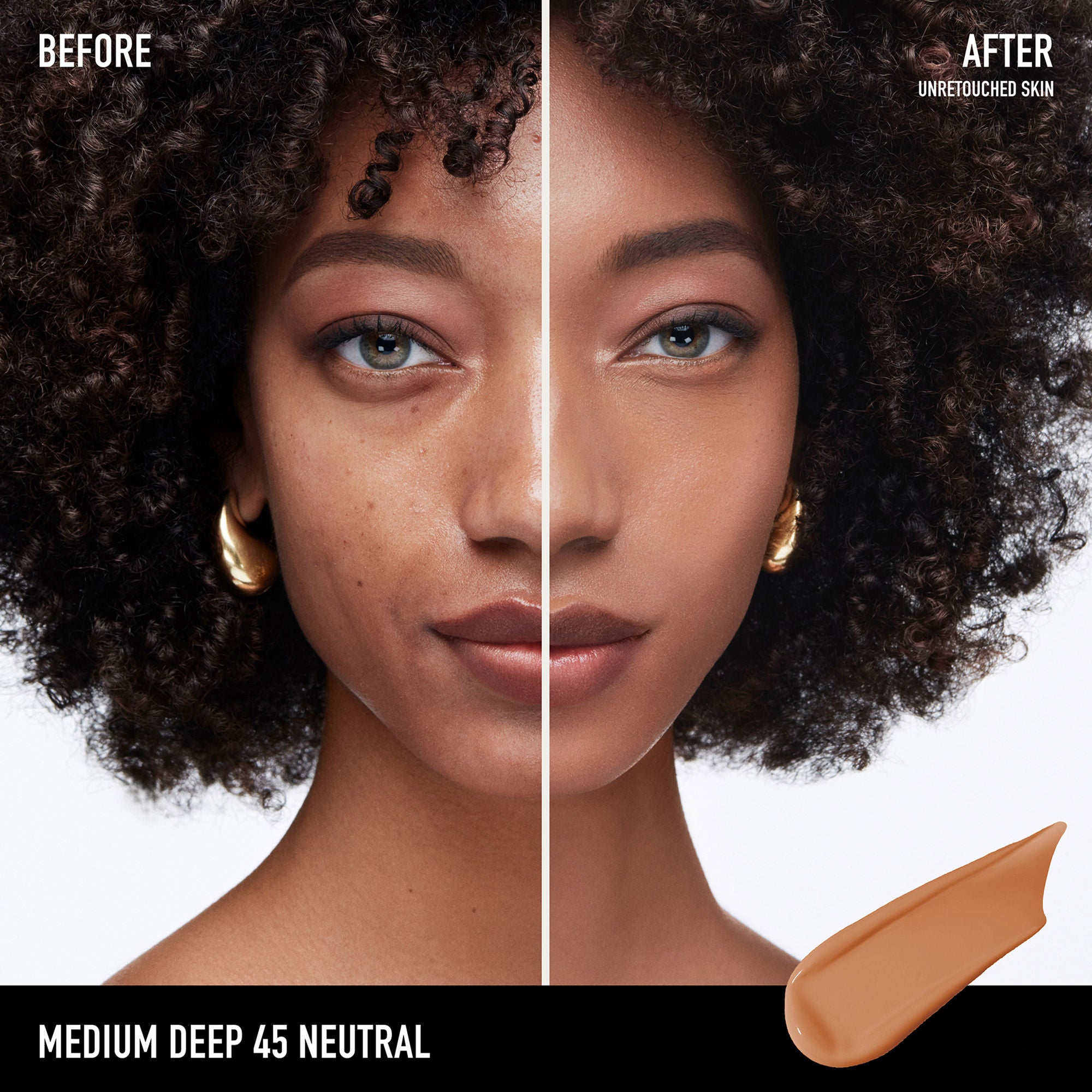 bareMinerals Barepro 24Hr Matte Perfection Liquid Foundation - Medium Deep 45 Neutral, 30ml