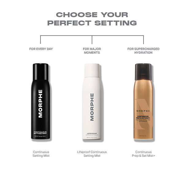 MORPHE Continuous Prep & Set Mist+, 79.4g