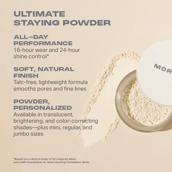 MORPHE Mini Bake & Set Setting Powder - Mini Translucent, 2.6g