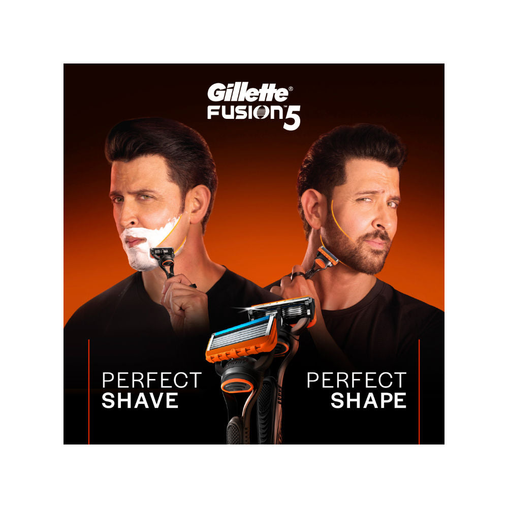 Gillette Fusion Shaving Blades (Pack of 6, Cartridges) Buy at Indicrest Image 6