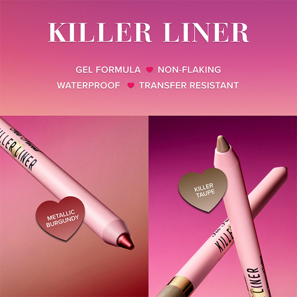 Too Faced Killer Liner - Metallic Burgundy, 1.2 g