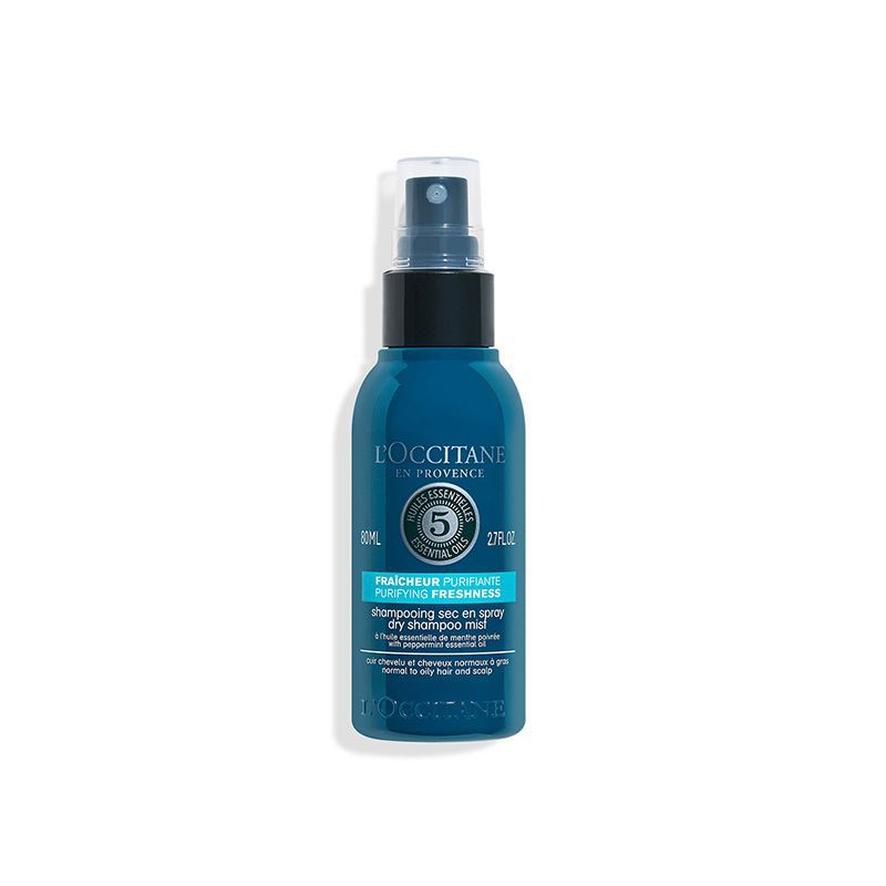 L'Occitane Purifying Freshness Dry Shampoo Mist 80ml, 80ml, Buy from Indicrest