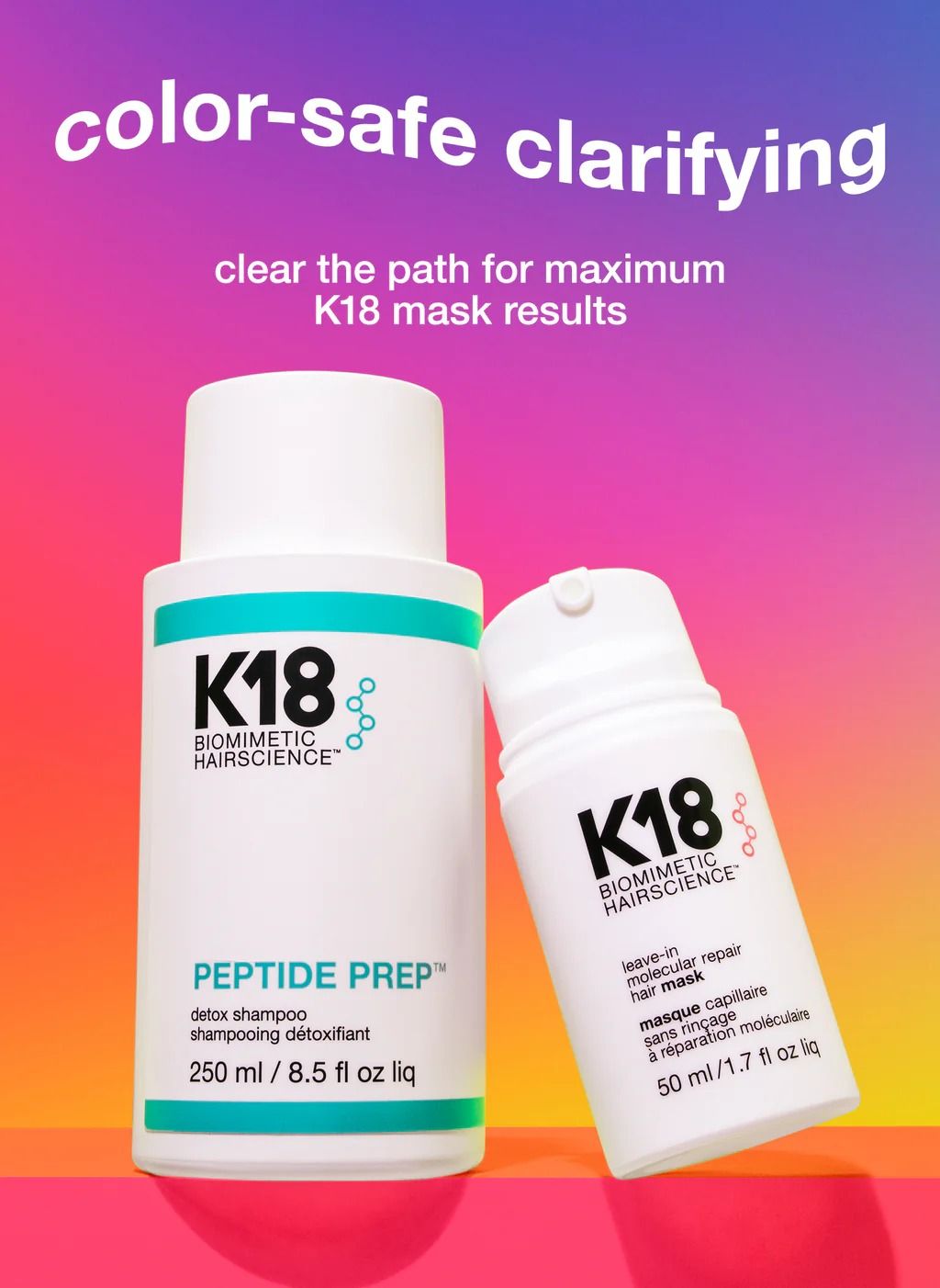 K18 PEPTIDE PREP Detox Shampoo, 250ml