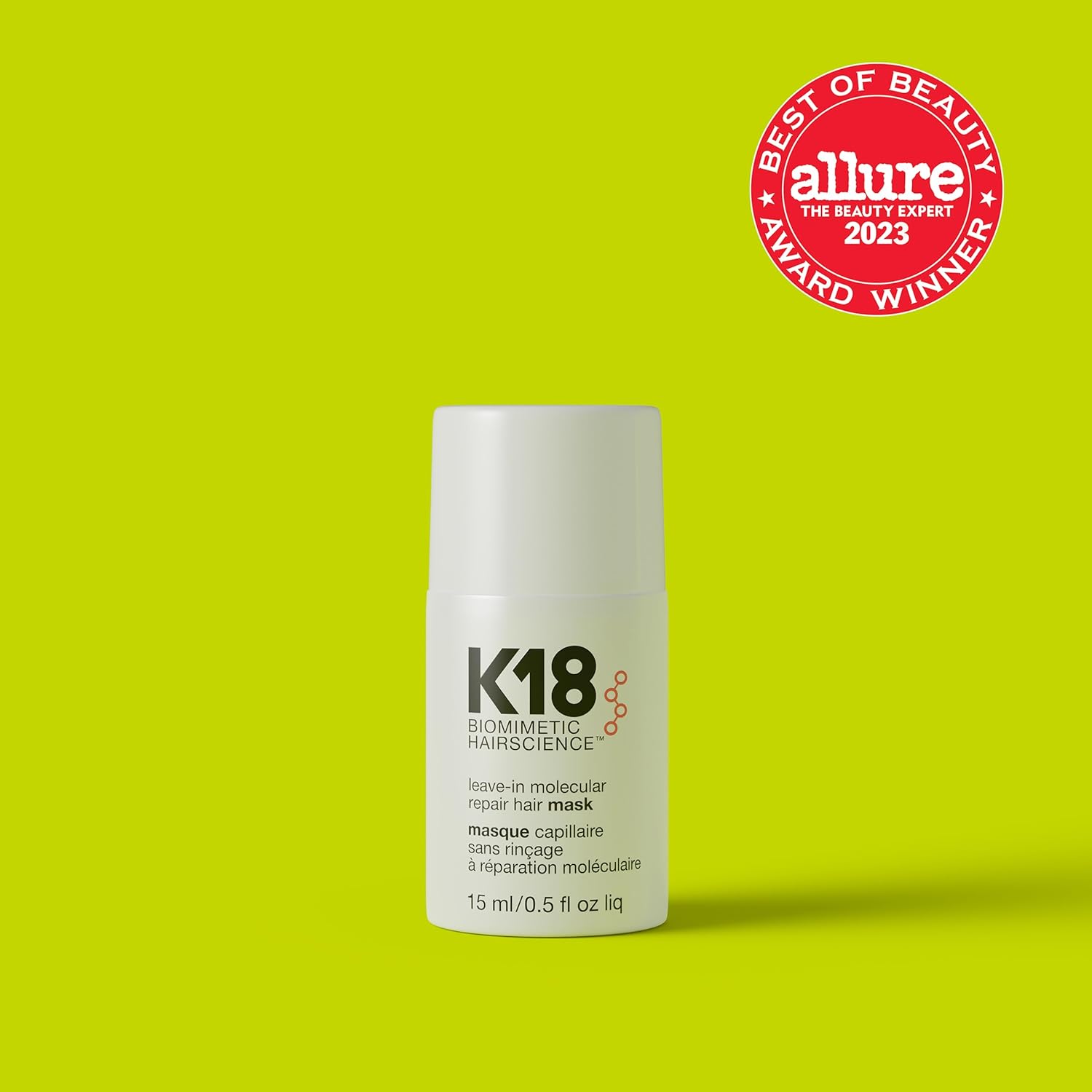 K18 Leave-in Molecular Repair Hair Mask, 15ml
