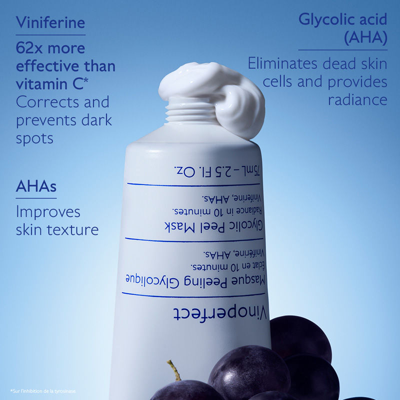 Caudalie Vinoperfect Glycolic Peel Mask, 75ml