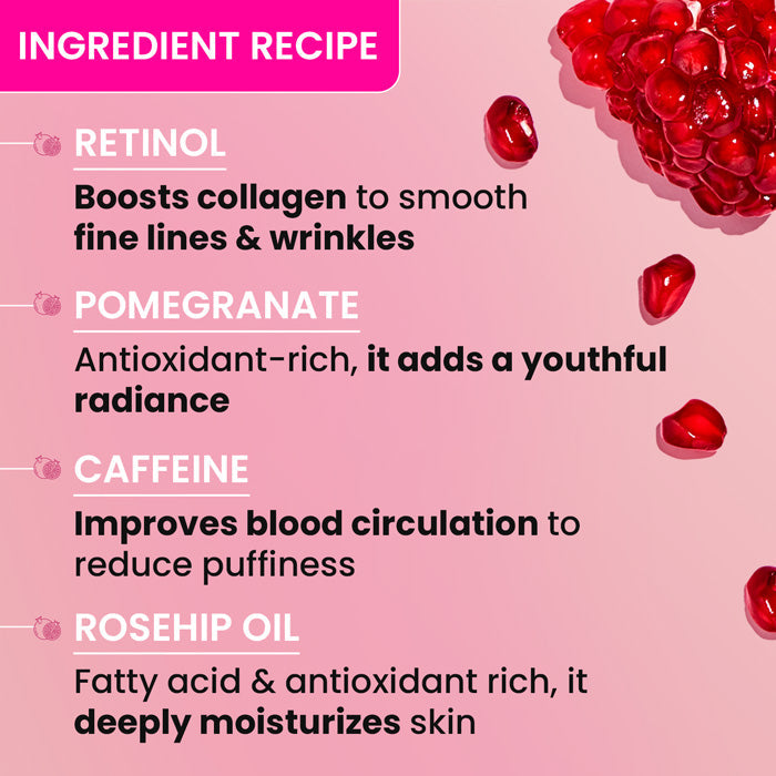 Dot & Key Pomegranate + Retinol Eye Cream for Dark Circles, 20ml Buy at Indicrest Image 5