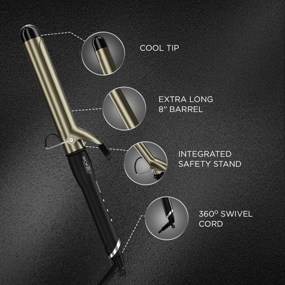 Ikonic Professional Curling Tong Hair Curler, Size 32 Buy at Indicrest Image 4