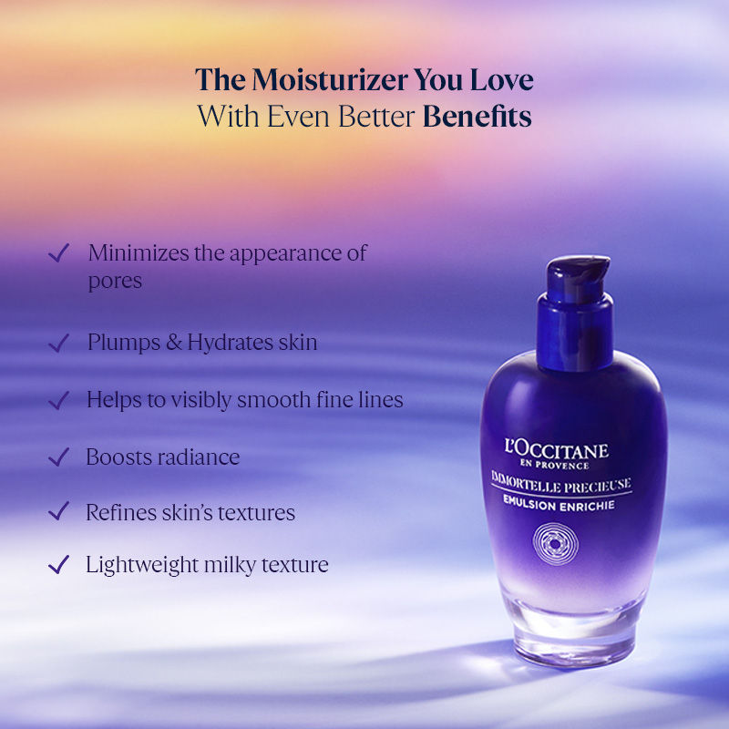 L'Occitane Immortelle Precious Emulsion With Micro Hyaluronic Acid, 75ml
