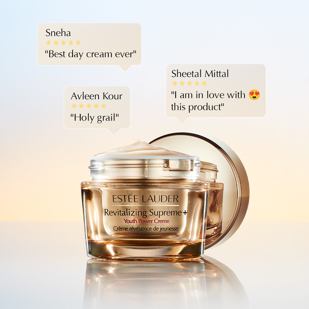 Estee Lauder Revitalizing Supreme+ Youth Power Creme Moisturizer with Hyaluronic Acid & Caffeine, 30ml
