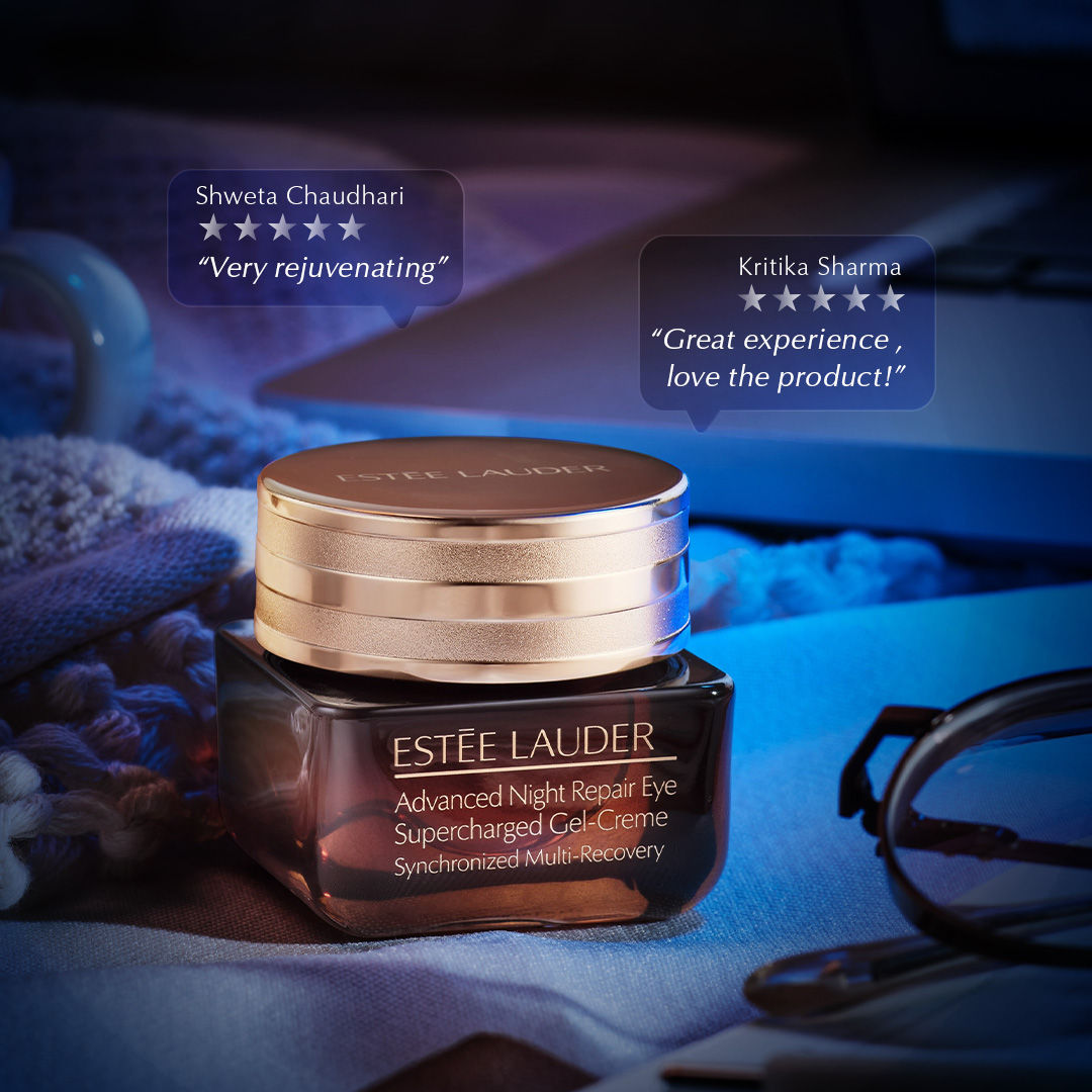 Estee Lauder Advanced Night Repair Eye Supercharged Gel Creme With Caffeine for Dark Circles, 15ml