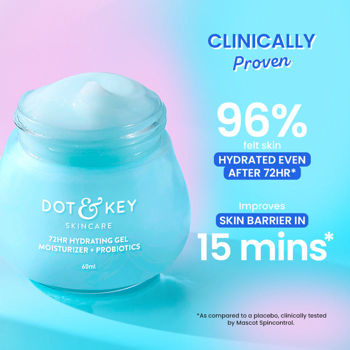 Dot & Key 72HR Hydrating Gel Moisturizer + Probiotics, 60ml Buy at Indicrest Image 5