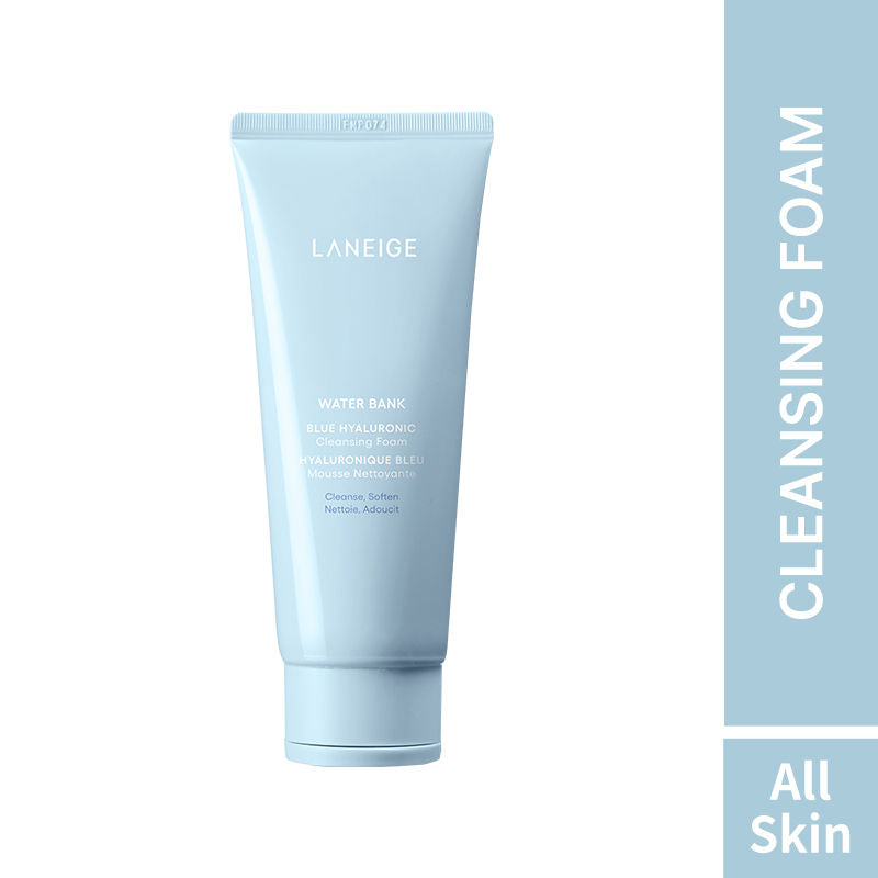 LANEIGE Water Bank Blue Hyaluronic Cleansing Foam, 150g, Buy from Indicrest