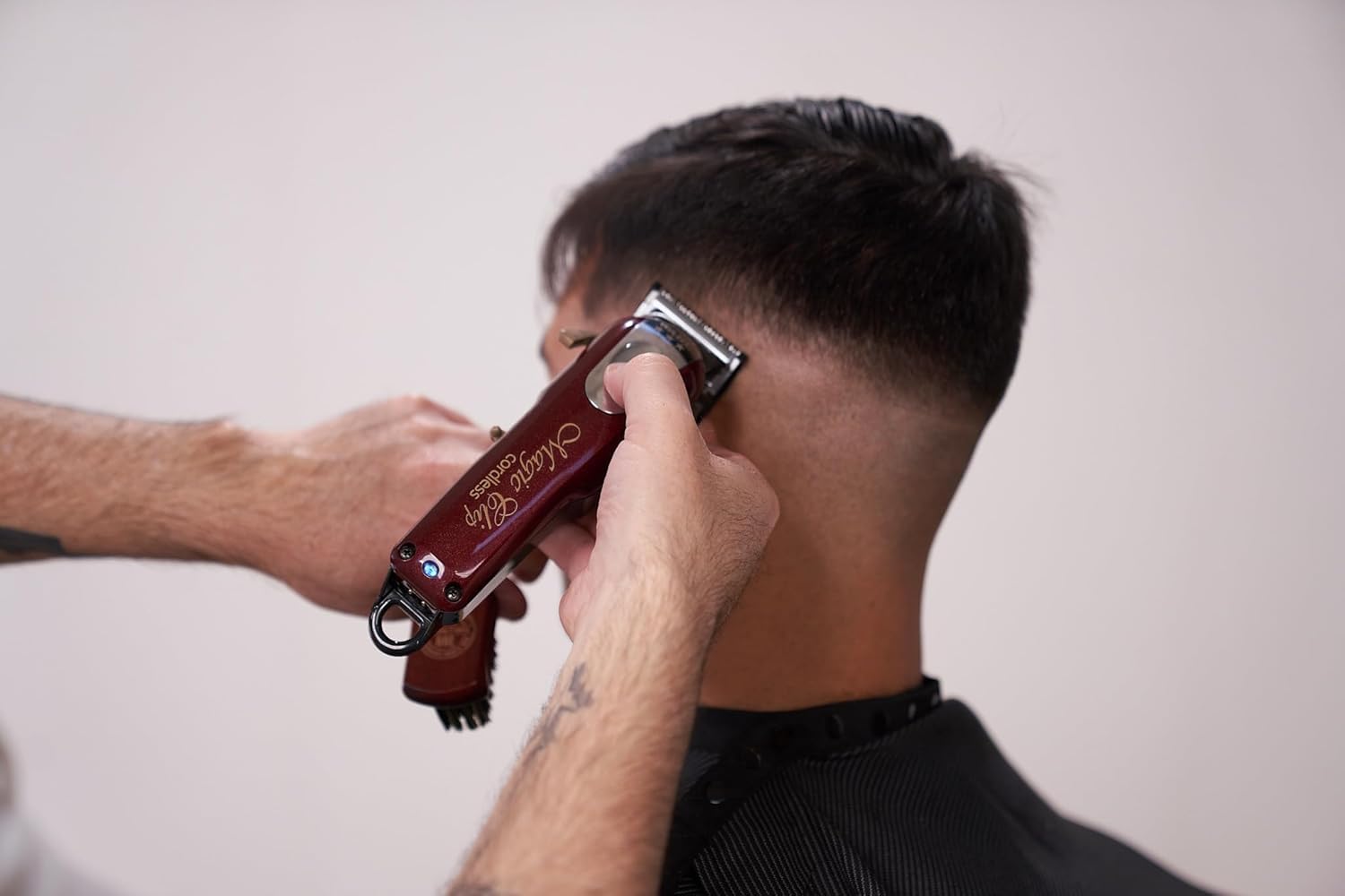 Wahl Magic Clip Clipper, 08148-324 Cordless India Professional Magic Clipper; 0.5-1.2 mm cutting lengths; 90 minute run time; Maroon Buy at Indicrest Image 3