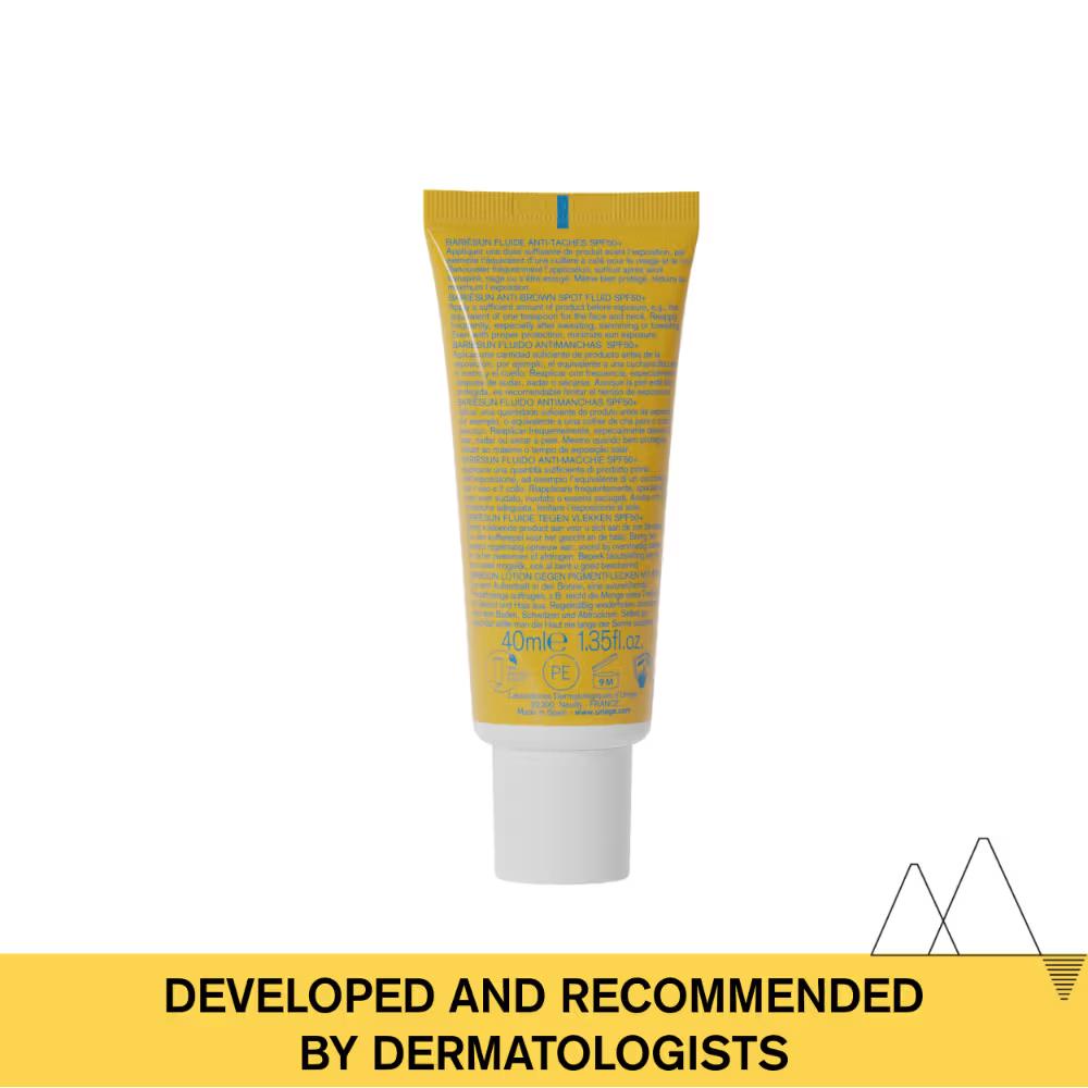 Uriage Bariesun Anti-Brown Spot Sunscreen SPF50+ Vitamin C&E Reduces Dark Spots Dermat Recommended, 40ml