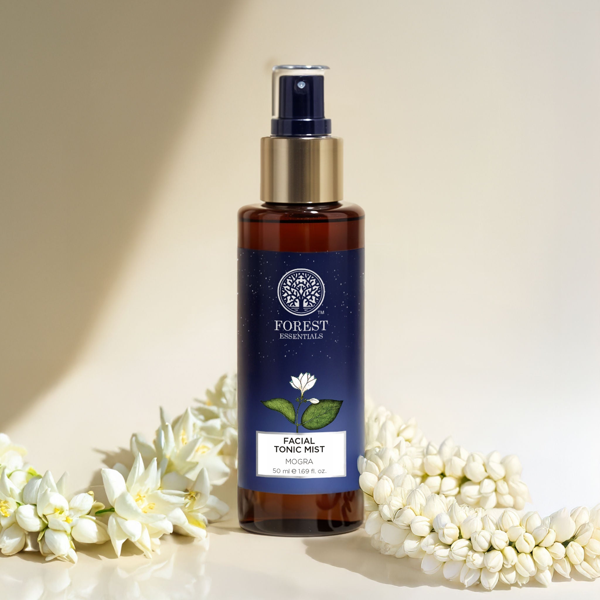 Forest Essentials Facial Tonic Mist Mogra - Hydrating & Cooling, 50ml