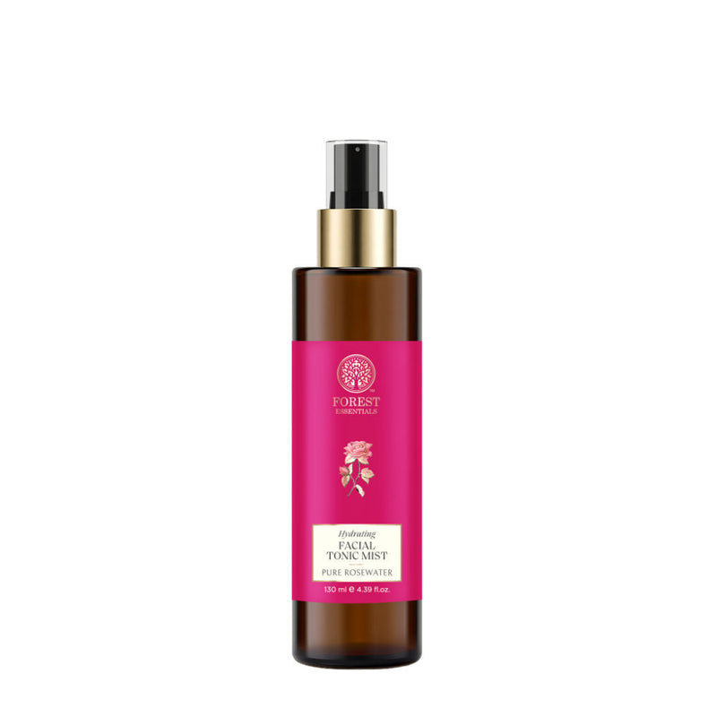 Forest Essentials Facial Tonic Mist with Pure Rosewater - Toner - Hydrates & Minimises Pores, 130ml, Buy from Indicrest