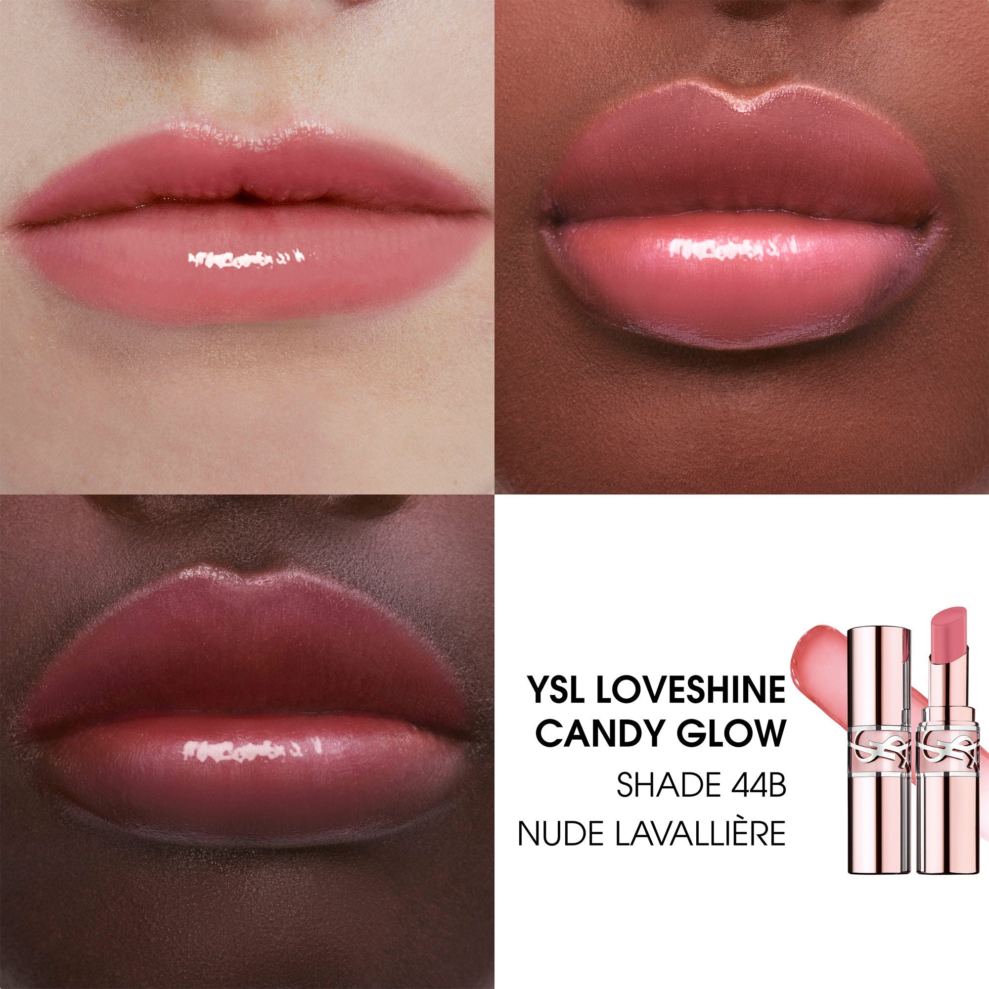 Yves Saint Laurent Loveshine Candy Glow Tinted Butter Lip Balm - 44B Nude Lavalliere, 3.1g