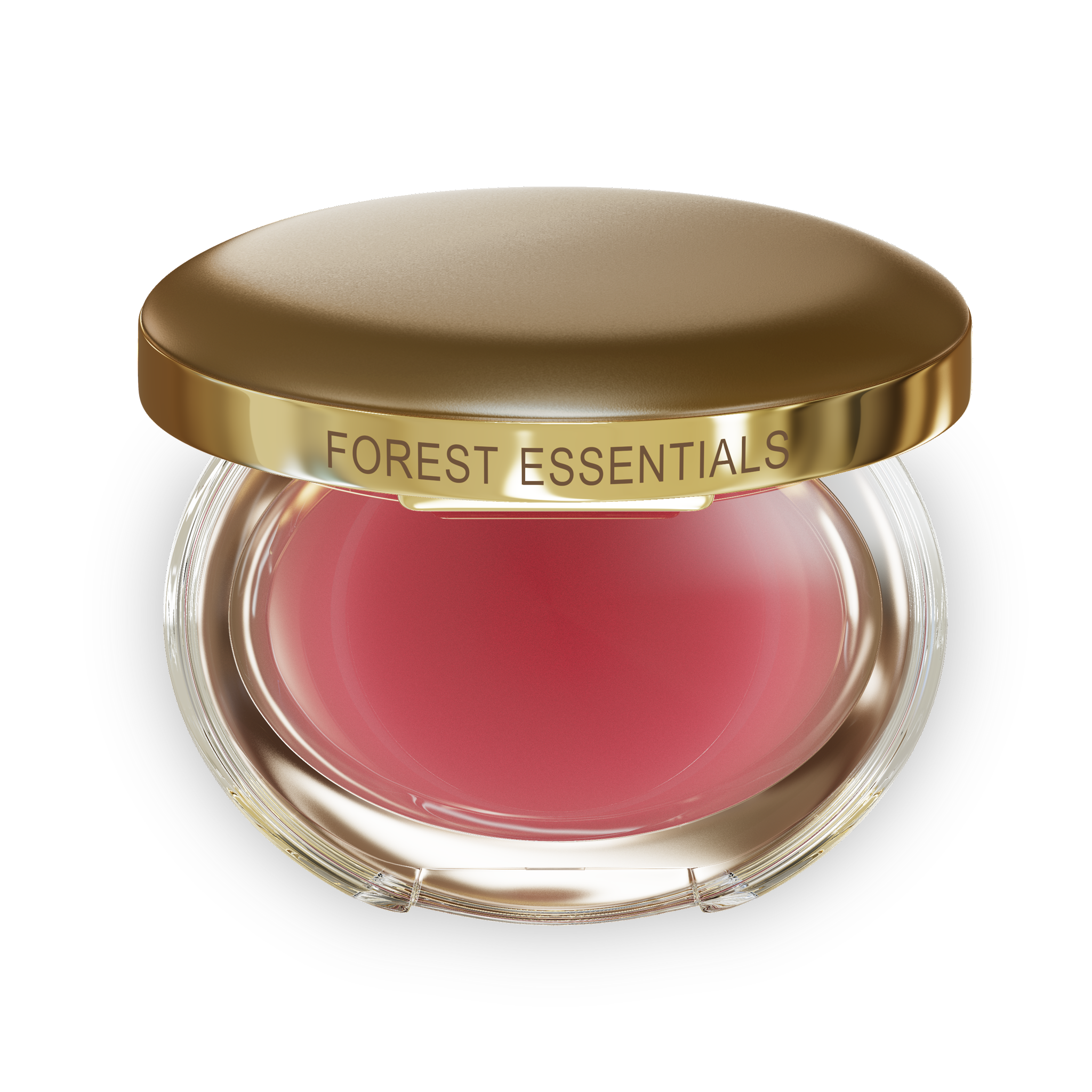 Forest Essentials Luscious Lip Balm With Organic Beeswax For Dry Chapped Lips - Sugared Rose Petal, 4g