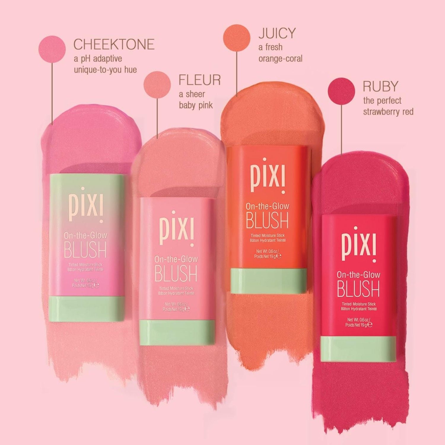 Pixi By Petra On The Glow Blush Ruby, 19ml