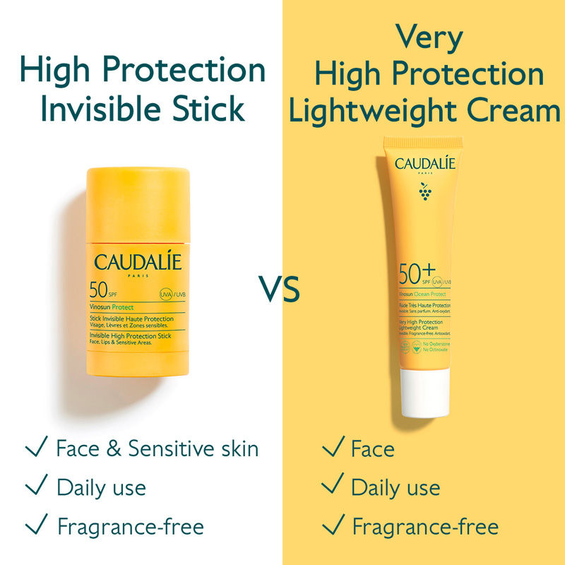 Caudalie Vinosun Invisible High Protection Stick SPF 50, 15g