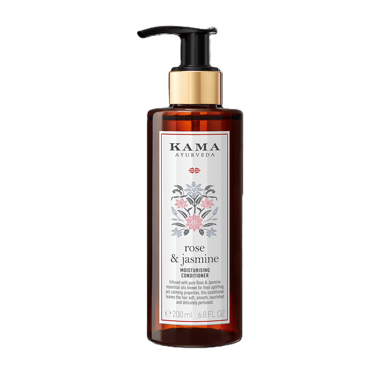 Kama Ayurveda Rose & Jasmine Moisturising Hair Conditioner, 200ml, Buy from Indicrest