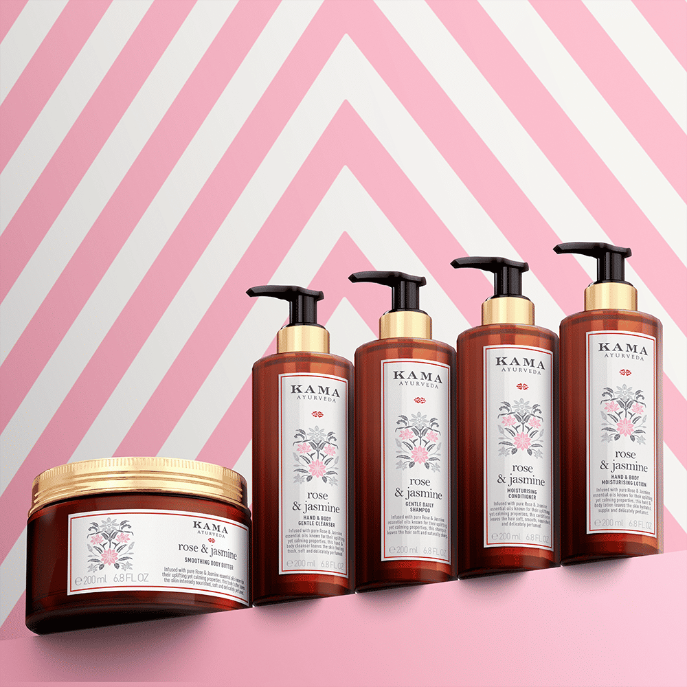 Kama Ayurveda Rose & Jasmine Gentle Daily Shampoo, 200ml