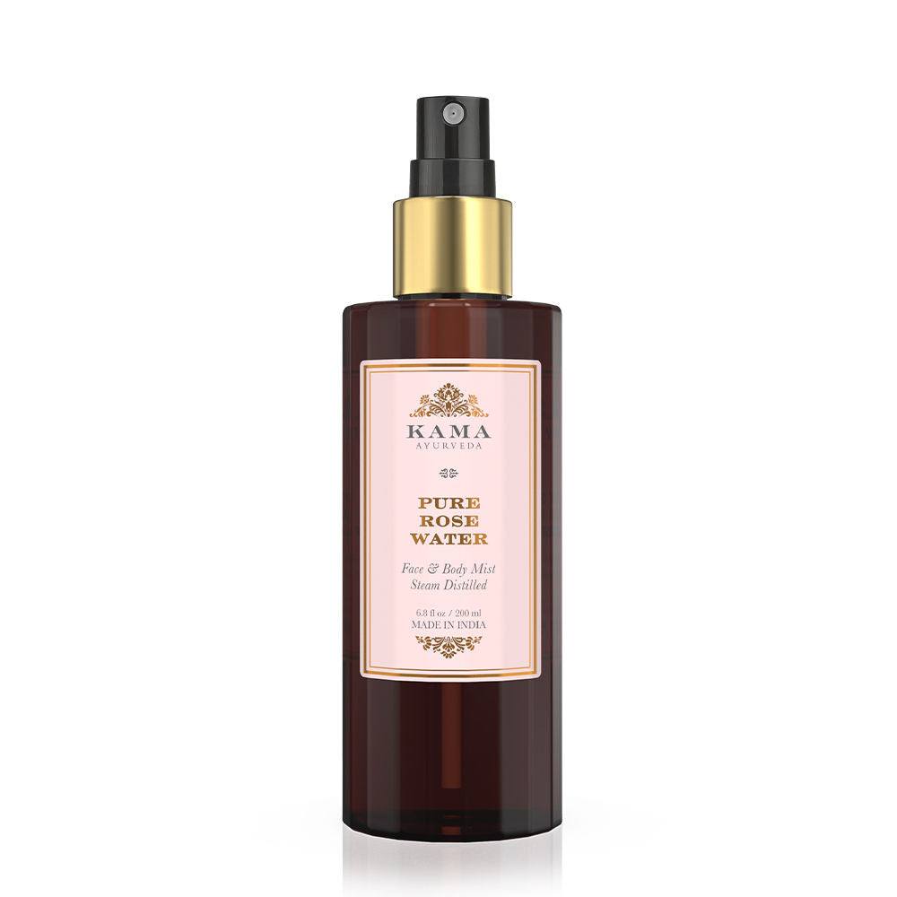 Kama Ayurveda Pure Rose Water Toner- Tightens Pores & Balances pH, 200ml, Buy from Indicrest