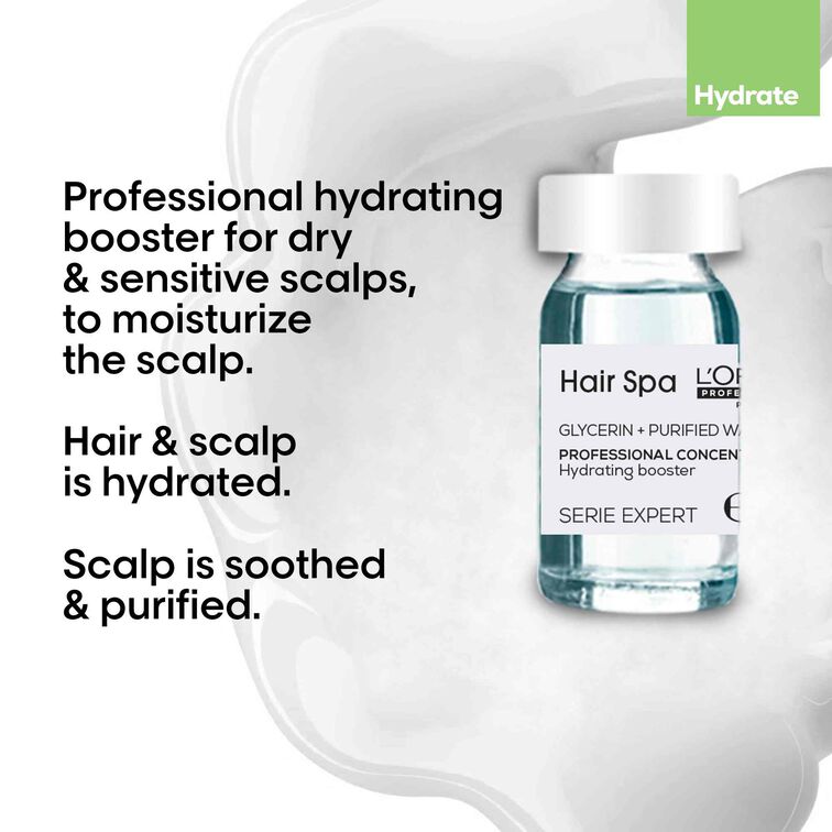 L'Oreal Professionnel Hair Spa Hydrating Concentrate 6x8ml Buy at Indicrest Image 2