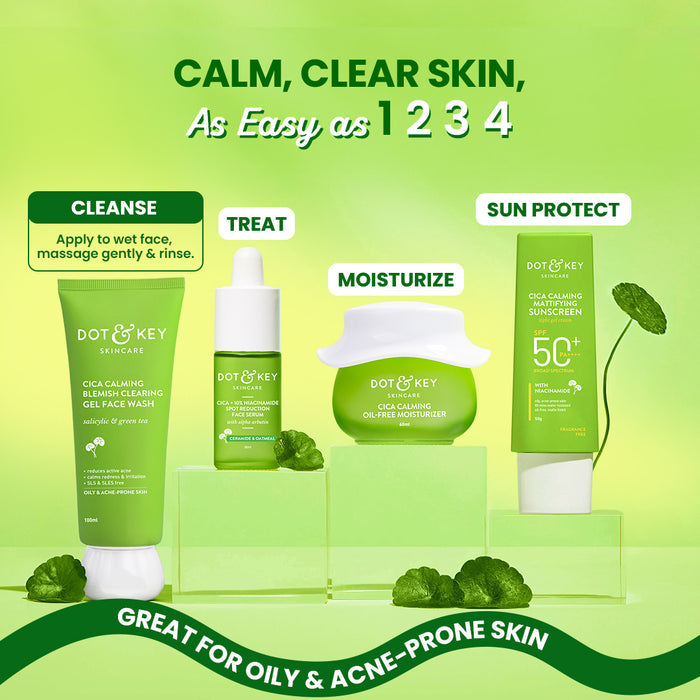 Dot & Key Cica Calming Blemish Clearing Face Wash, 100ml - Indicrest Buy at Indicrest Image 5