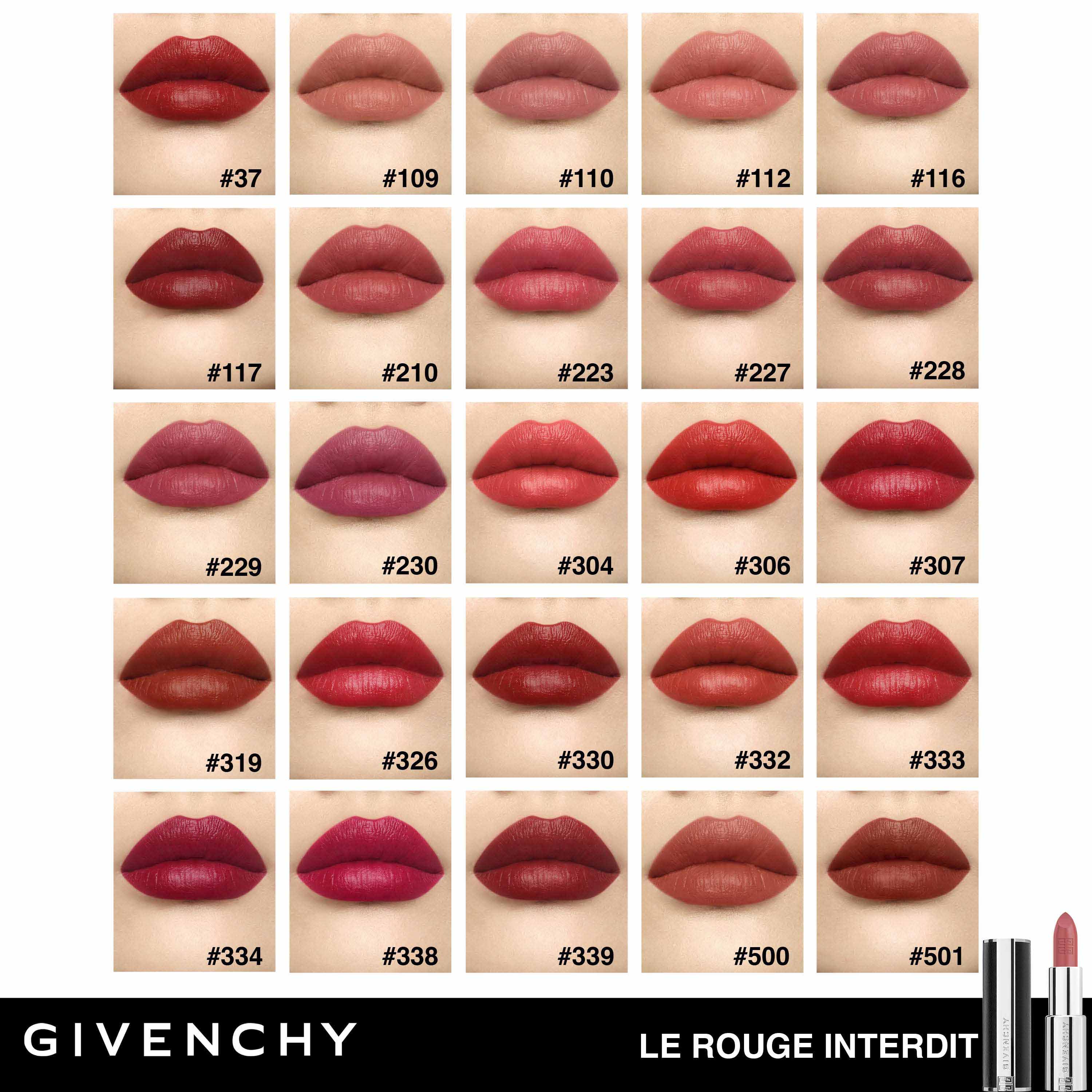 Givenchy Le Rouge Interdit Intense Silk - N229 Rose Fane, 3.4 g
