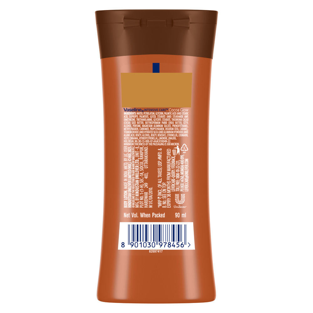 Vaseline Intensive Care Cocoa Glow Body Lotion, 90ml Buy at Indicrest Image 2