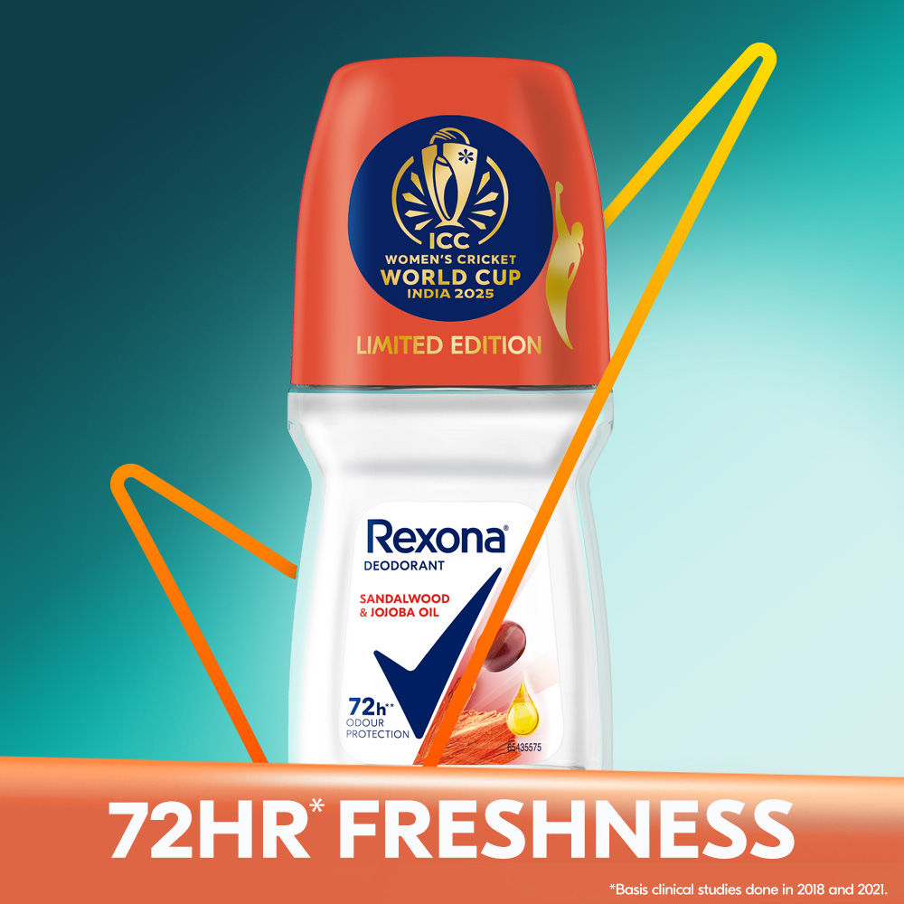 Rexona Antiperspirant Roll-On, Sandalwood & Jojoba Oil (Pack of 3) Buy at Indicrest Image 4
