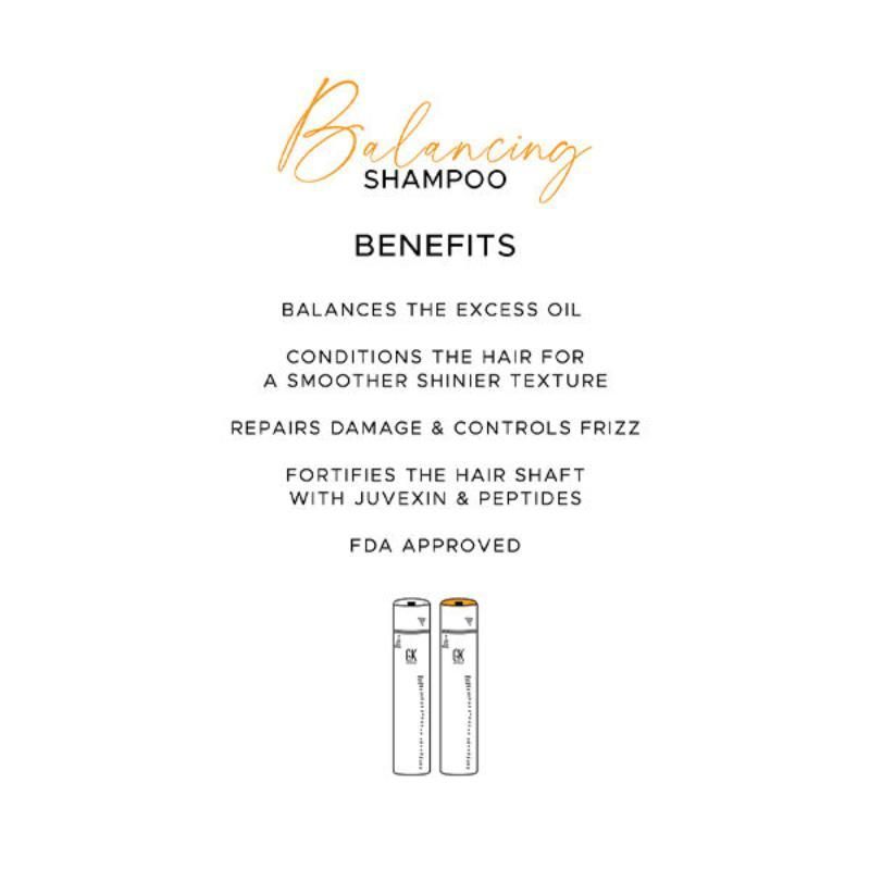 GK Hair Balancing Shampoo With Oil-Control Formula - Ideal For Oily Scalp & Hair, 300ml