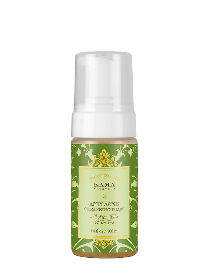 Kama Ayurveda Anti Acne Cleansing Foam, 100ml, Buy from Indicrest