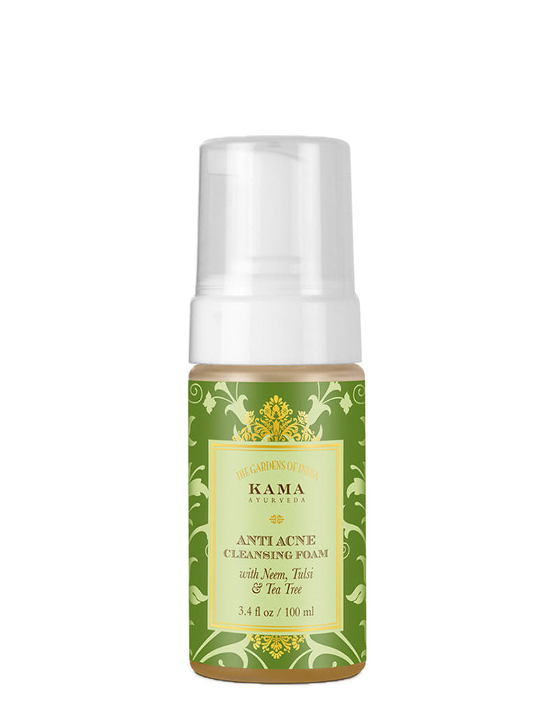Kama Ayurveda Anti Acne Cleansing Foam, 100ml, Buy from Indicrest