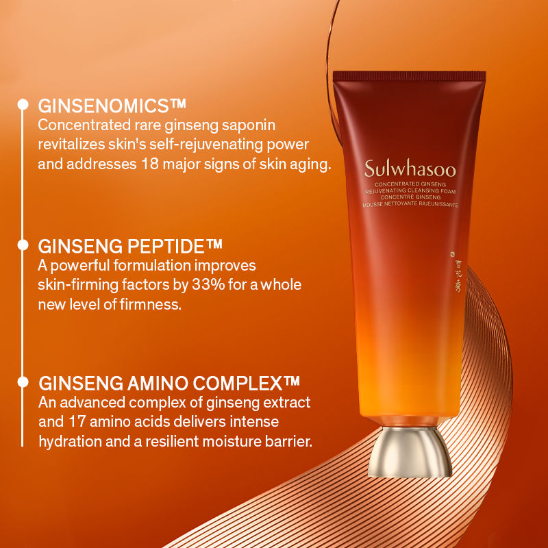 Sulwhasoo Concentrated Ginseng Rejuvenating Cleansing Foam, 150g