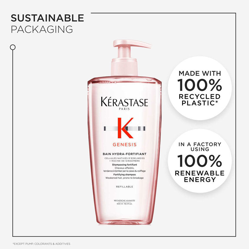 Kerastase Genesis Hydra-Fortifiant Anti-Hair Fall Refillable Shampoo, 500ml