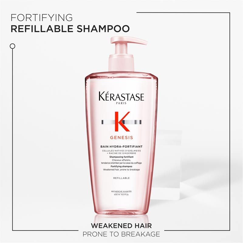 Kerastase Genesis Hydra-Fortifiant Anti-Hair Fall Refillable Shampoo, 500ml