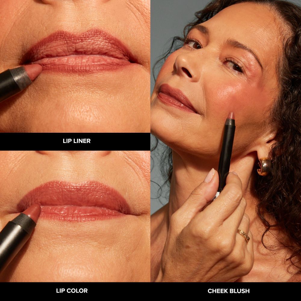 Nudestix Intense Matte Lip + Cheek Pencil - Sunkissed Rose, 2.8 g