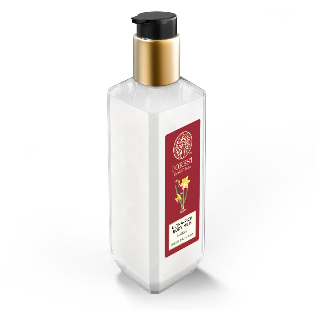 Forest Essentials Ultra Rich Body Milk - Nargis, 200ml
