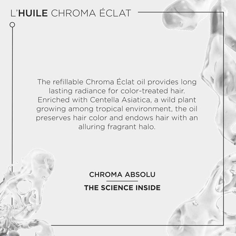 Kérastase Chroma Absolu Hair Oil-In-Serum Refill For Colour Treated Hair, Colour Preservation, 75ml