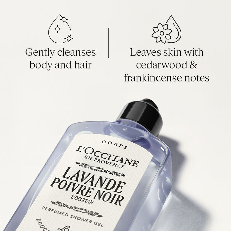 L'Occitane Lavande Poivre Noir Perfumed Shower Gel, 250ml