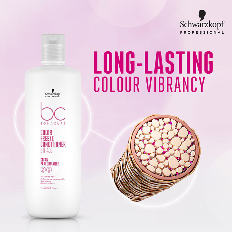 Schwarzkopf Professional Bonacure Color Freeze Conditioner pH 4.5, 1000ml Buy at Indicrest Image 5