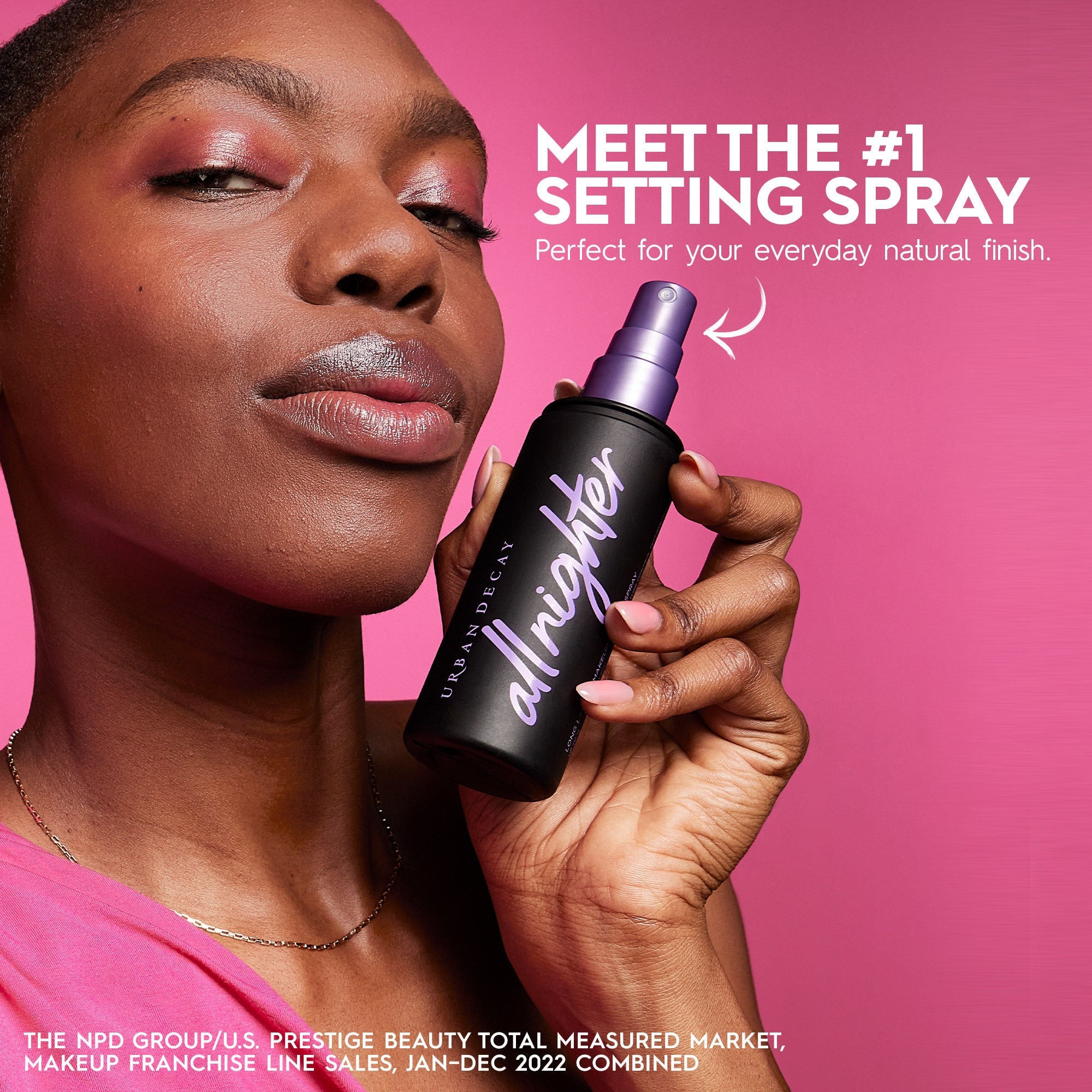 Urban Decay All Nighter Hyaluronic Setting Spray - Travel Size, 33.7g