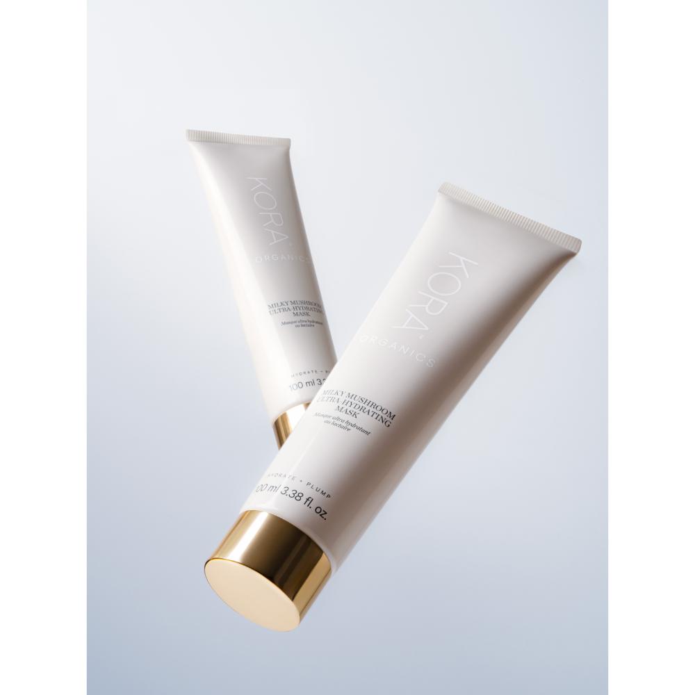 Kora Organics Milky Mushroom Ultra-Hydrating Mask Deeply Hydrates Plumps Revives With Aloe Glycerin, 100