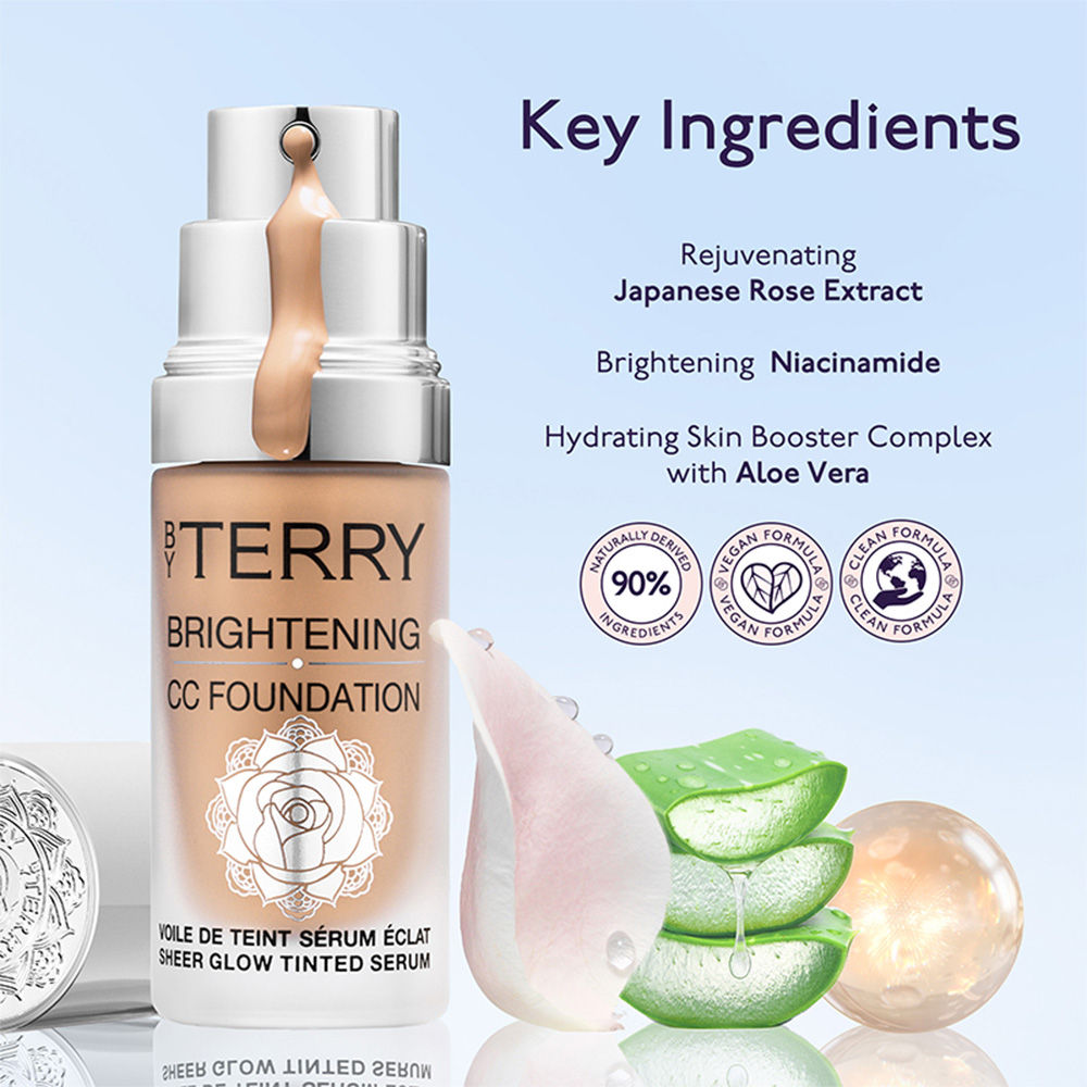 By Terry Brightening CC Foundation - 4W Medium Warm, 30ml