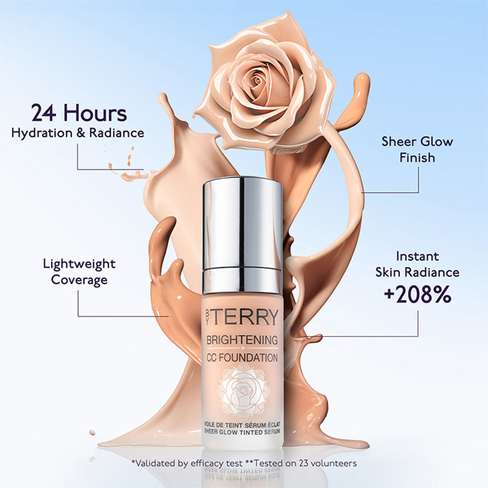 By Terry Brightening CC Foundation - 4W Medium Warm, 30ml